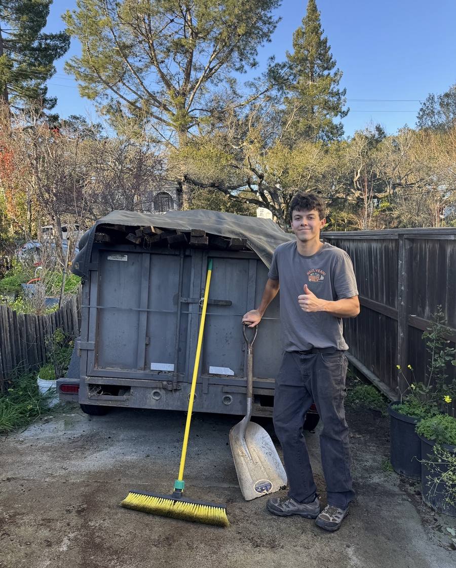 After a yard cleanout job